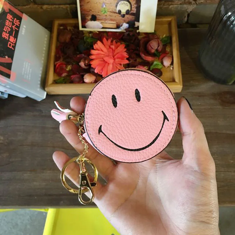 

2017 Cute Mini Leather Keychain Small Women Bag Multifunction Keyring Key Rings Coin Purse Key Holder Key Chains for Cham Bag