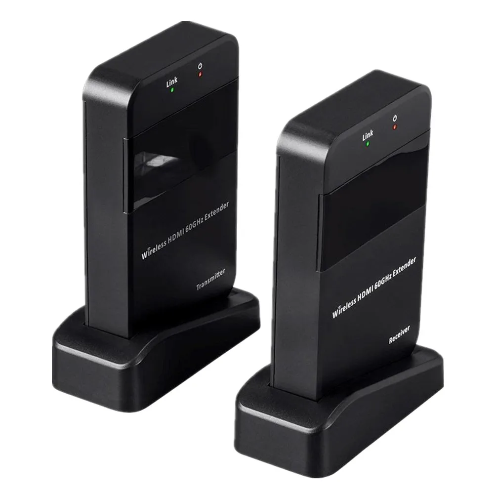 60GHz WHDI 100ft Wireless HDMI Transmitter Receiver ZY-DT210 HDMI Wireless Video Transmission Kit 1
