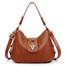 Женская сумка из натуральной воловьей кожи мягкая сумка через плечо bolsas femininas сумка из воловьей кожи женская bolsos mujer
