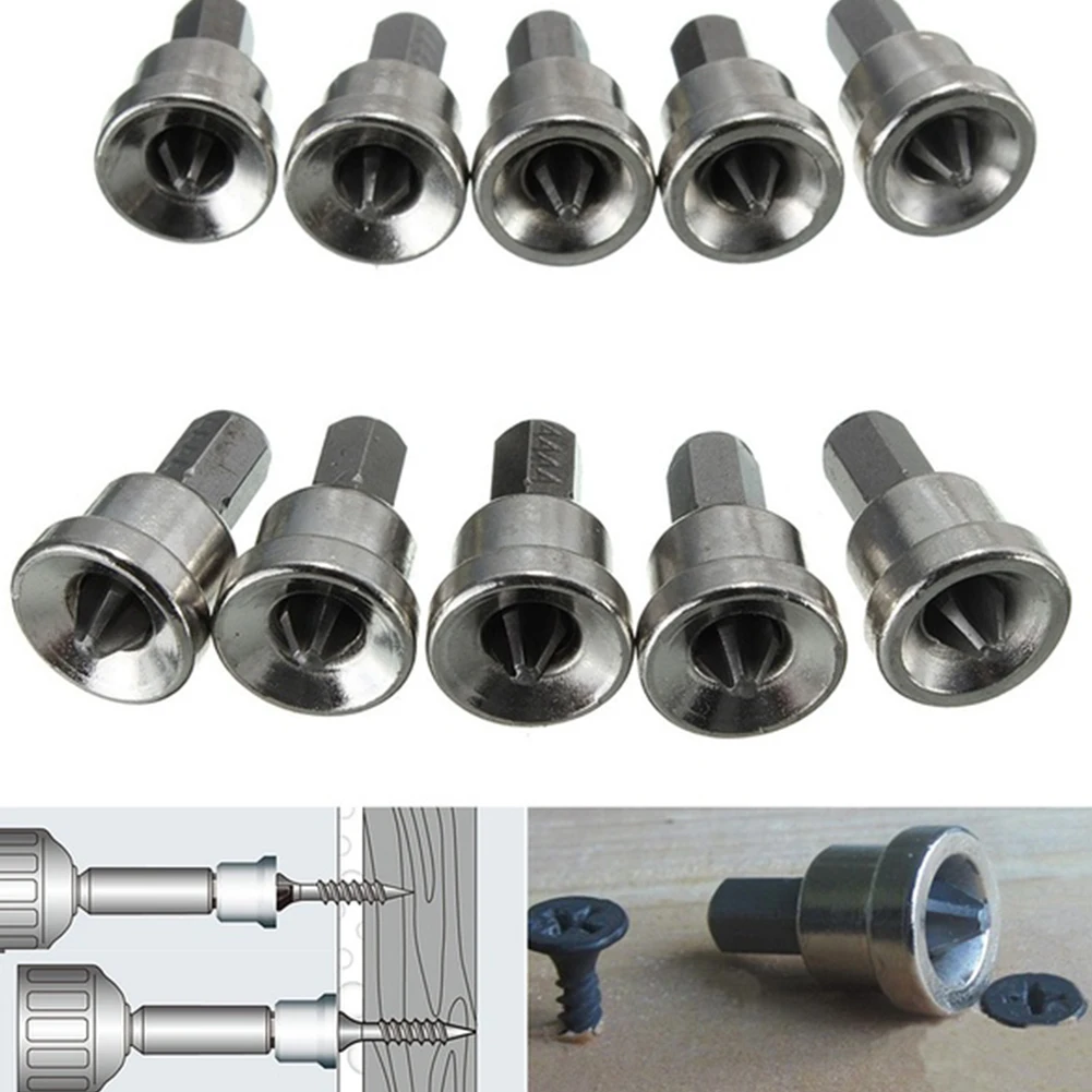 Electric Screwdriver Bits Hex Shank Single Side Head Driver Bit 10pcs