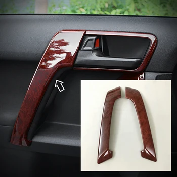 

For Toyota Prado J 150 J150 2014 2015 2016 ABS Matte Front Armrest Panel Trim Door Handle Decoration Cover sticker Accessories