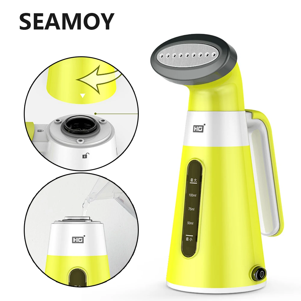Seamoy мини отпариватель, качественный портативный утюг для одежды, щетка для домашнего увлажнителя, отпариватель для лица, бытовая техника
