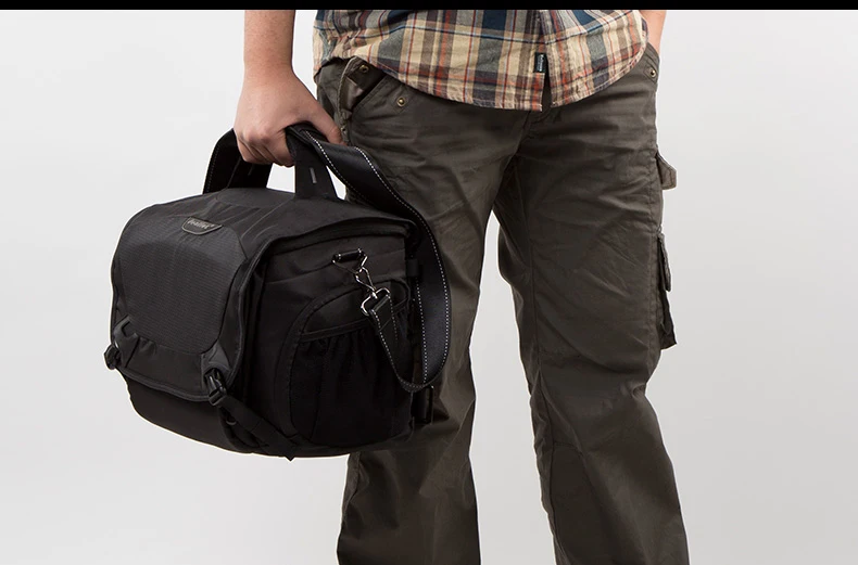Jealiot Профессиональная зеркальная сумка для камеры, сумка через плечо, сумка для цифровой зеркальной фотокамеры, противоударный чехол для видео объектива для Canon 5d Nikon