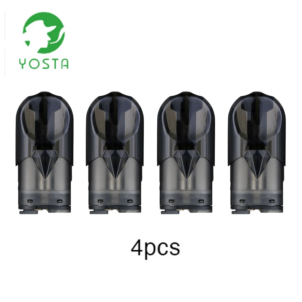 4 шт. Yosta Ypod мини Pod картридж 1 мл Pod 1.3ohm керамическая катушка для Yosta Ypod мини Pod Комплект электронная сигарета вейп Pod запасные части