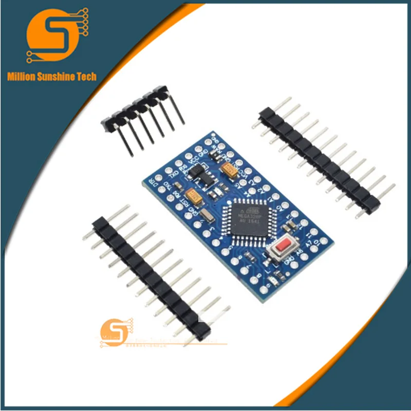 

Pro Micro ATmega32U4 5V 16MHz Replace ATmega328 For Arduino Pro Mini With 2 Row Pin Header For Leonardo Mini Usb Interface