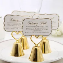 Wedding Banquet Party Supplies Creative Small Bell Seat Clip Name Card Holder Wedding Decoration Small Table Clip Resin Folder creative food modeling favorite news folder resin japan zakka decoration kawaii bread shape business card holder
