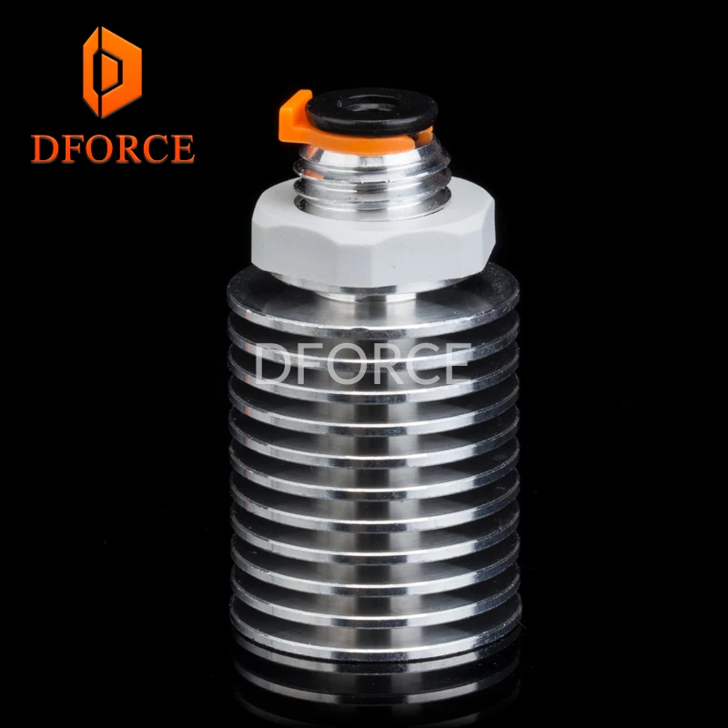

DFORCE V6 Threaded Heatsink for E3D v6 hotend Remote OR Short range 1.75MM for Feeding 3D printer titan extruder