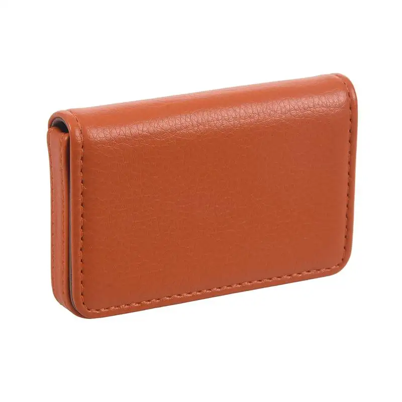

Waterproof Business ID Credit Card Holder Aluminum Pocket Wallet Case Box, Orange