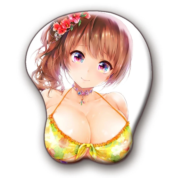 High Quality Hot Sexy Anime girl 3D Fantasy Big Soft Breast Hip Silicone Wrist Mouse Pad | Компьютеры и офис