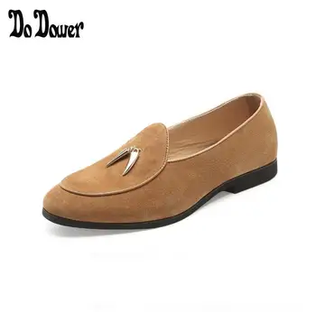 

New Casual Shoes Mens Suede Men Loafers Fashion Low Slip On Men Flat Shoes Oxfords Shoes mens loafers Big Size 44 45,46,