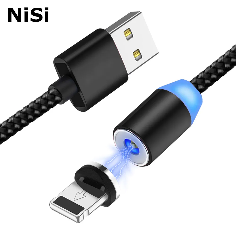 Buy Round LED 8PIN IOS USB Charging Cable for