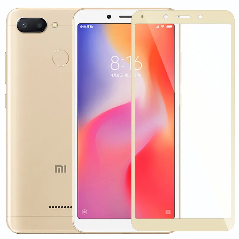 Полное покрытие из закаленного стекла для Xiaomi redmi 6 redmi 6 Защита экрана для redmi 6A глобальная версия redmi 6A Защитная стеклянная пленка