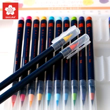 Сакура Акашия чернильная живопись каллиграфия кисть ручная живопись Вода цвет ручка мягкая кисть