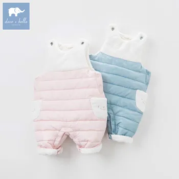 

DB5550 dave bella winter new born unisex boys girls fashion sleeveless romper children cute romper baby 1 piece