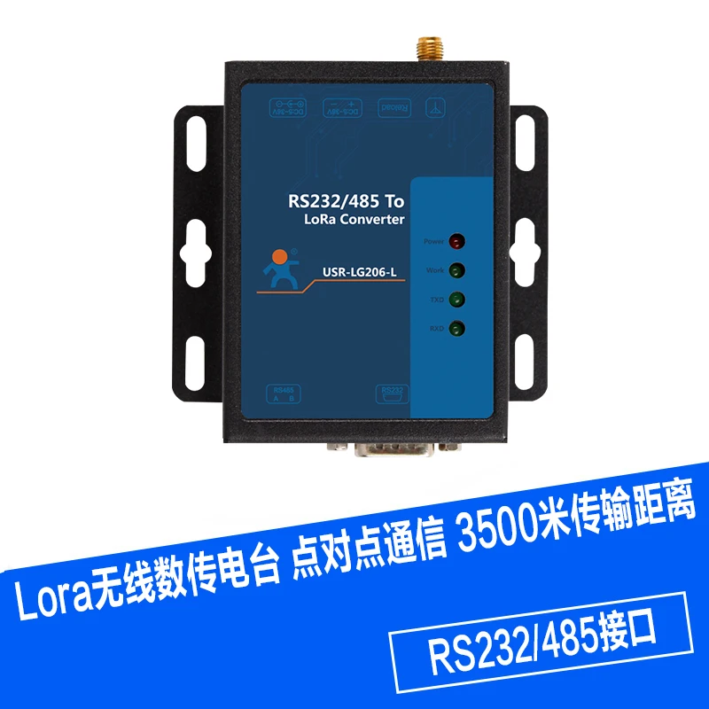 

Wireless Data Radio 433 Point-to-Point 232/485 Data Transmission Module USR-LG206-L-P