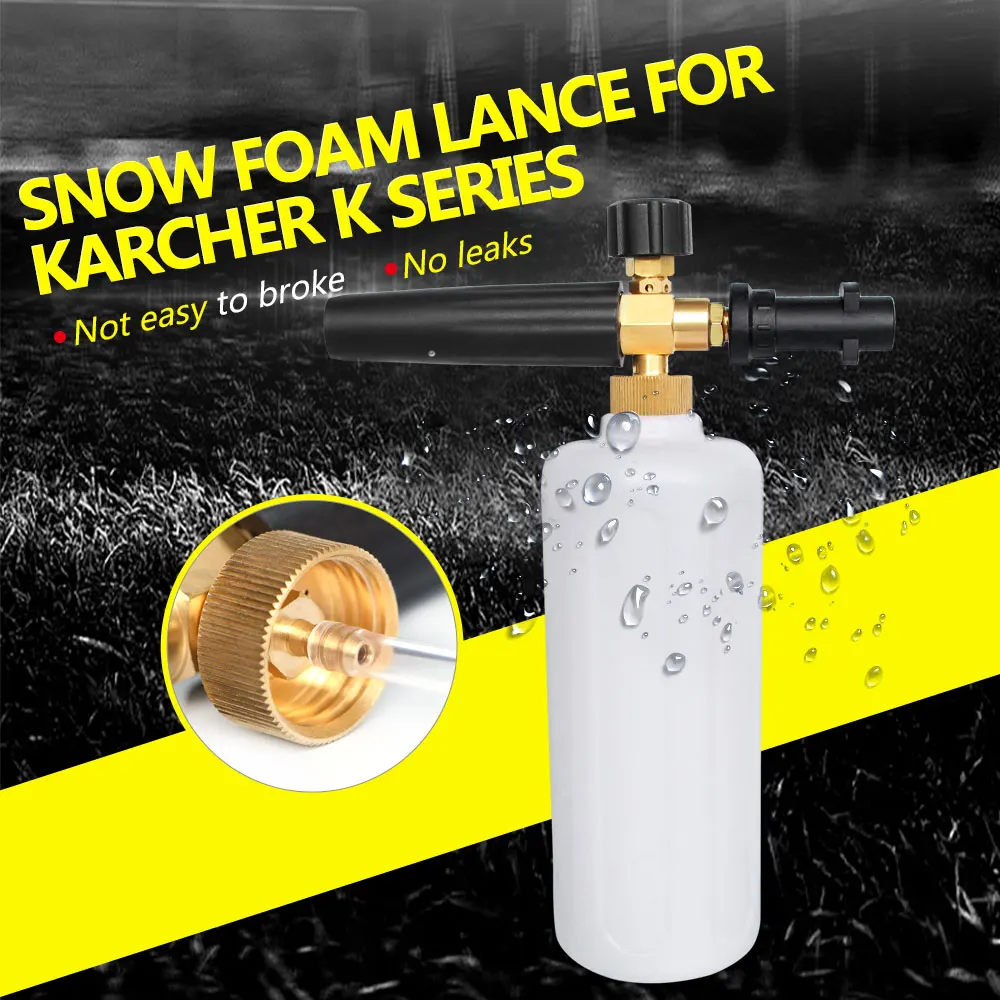 High Pressure Snow Foam Lance for Karcher K Series Soap Foamer Adjustable Foam Nozzle