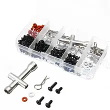 270 в 1 специальный инструмент для ремонта и коробка с винтами Набор для 1/10 HSP RC автомобилей DIY