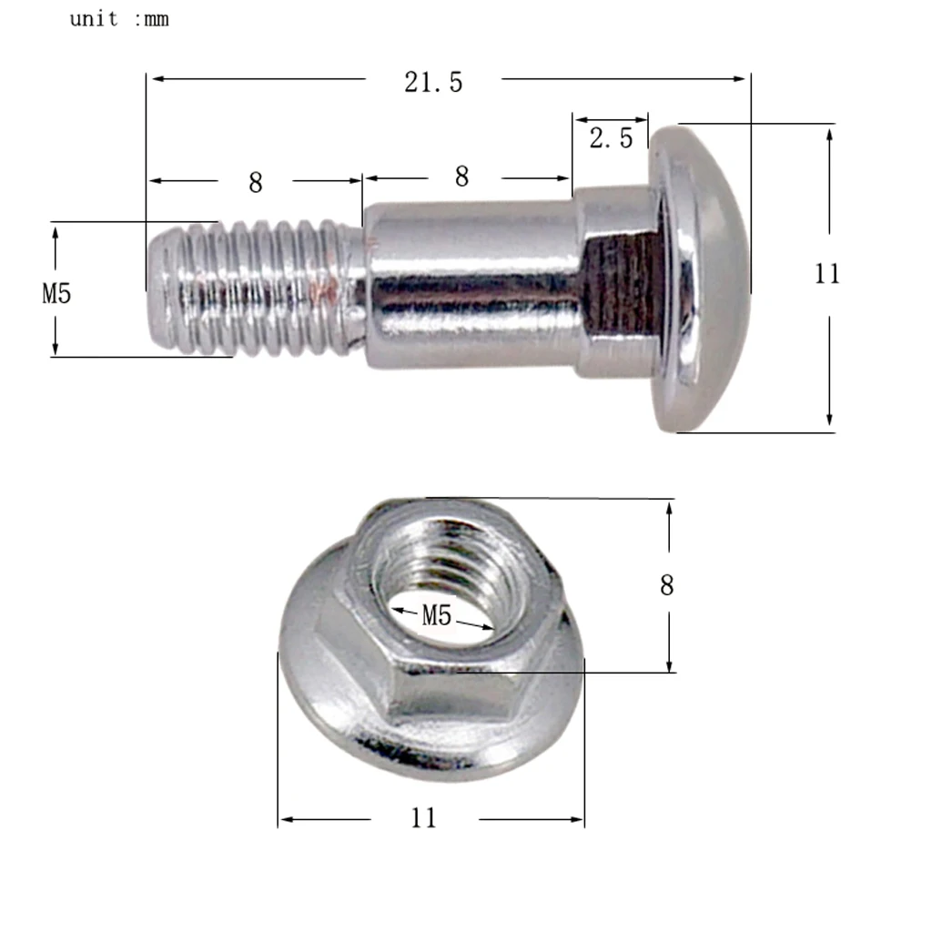 Tremolo Bridge Tailpiece Crank Bar Screw for Bigsby Vibrato Guitar Replacement Parts Accessories