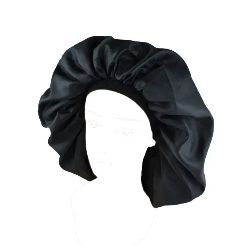 

Large Sleep Cap Womens Satin Bonnet for Sleeping, Extra Large, Double Layer, Super Smooth, for Natural Hair