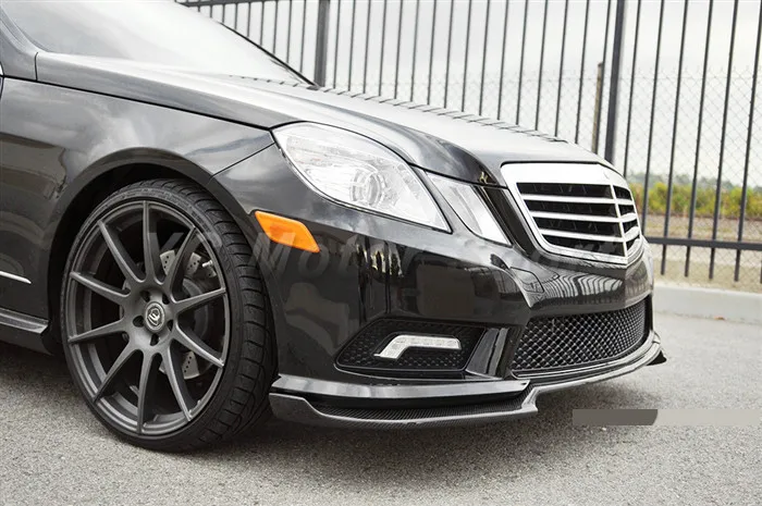 2010-2012 Mercedes Benz W212 E350 E550 Sport Brabus Style Front Lip FRP (12)