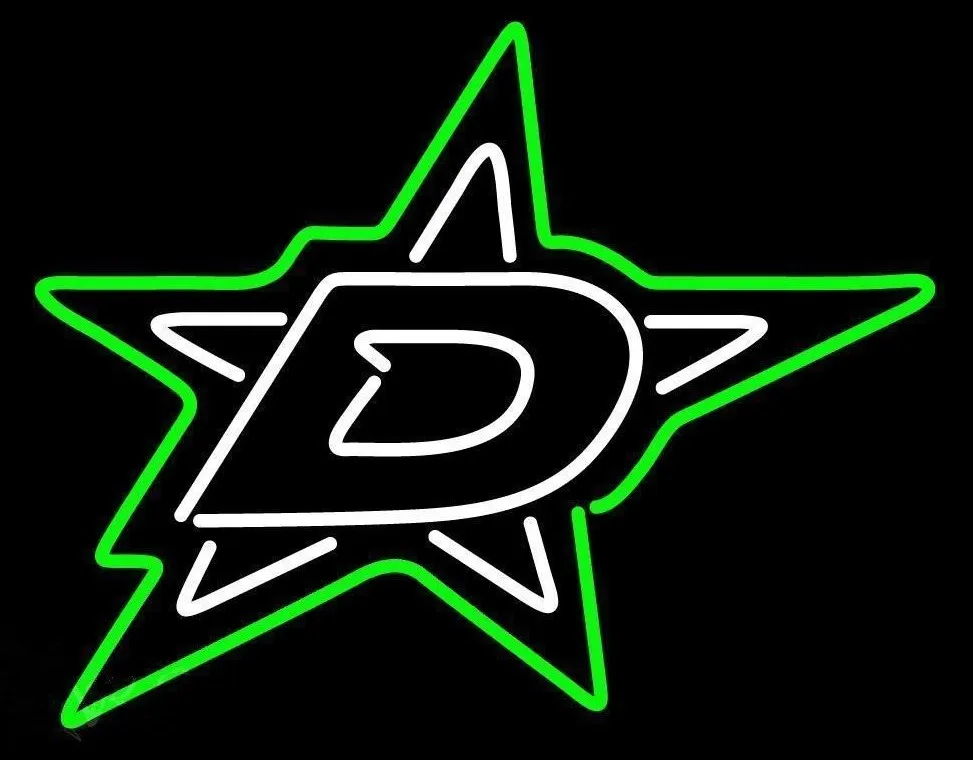 

Custom Dallas Stars Glass Neon Light Sign Beer Bar