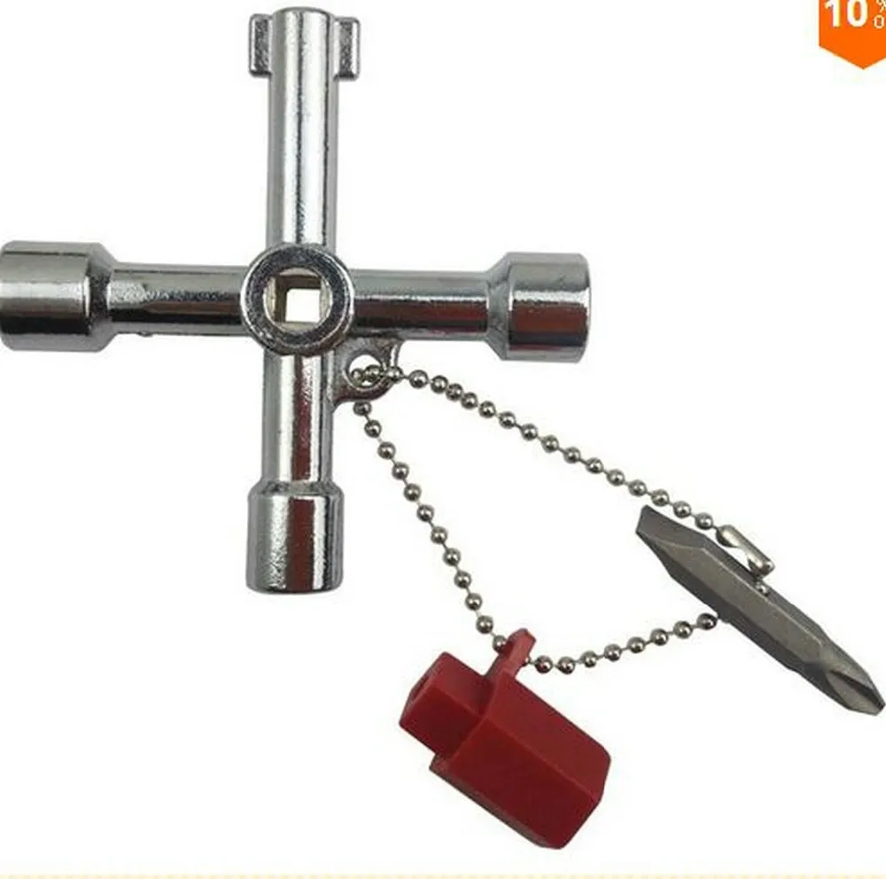 5 In 1 Cross Switch Key Wrench With Accessories Universal Square