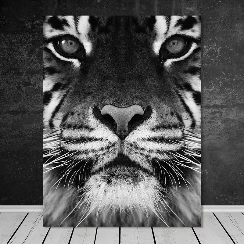 

Wall Art Picture Animal Poster Prints Elephant Horse and Tiger No Frame Canvas Painting Artwork for Walls Living Room