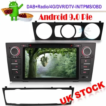 

7" DAB+ Car Stereo Android 9.0 Autoradio Sat Nav GPS for BMW 3 Series E90 E91 E92 E93 M3 GPS Sat Nav 4G+CD Bluetooth