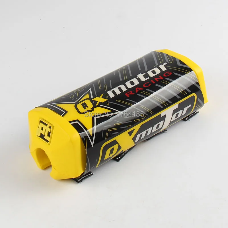 Giallo Moto Dirt Pit Bike Moto Qx Logo Quadrato Maniglia Pad Protezione Petto Traversa Portecter