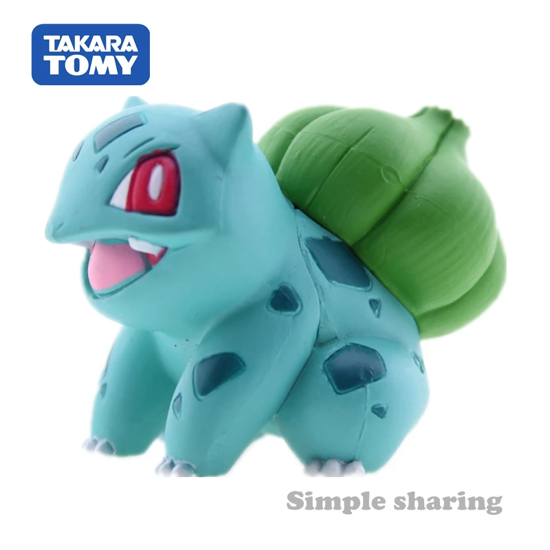 TAKARA TOMY Покемон Бульбазавр коллекционные предметы Аниме Фигурка карманного