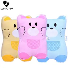 Chivry New Baby Shaping Pillow Newborn Cartoon Bear Baby Sleeping Support Head Cushion Shape Cute Crown Infant Pillow lokyee 6119 cute bear pattern infant baby avoid flat position pillow light ivory
