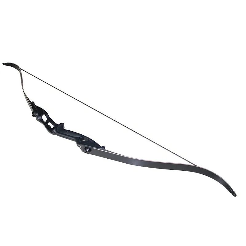 

Archery 56" Takedown Hunting Recurve Bow Metal Riser Right Hand Black Longbow