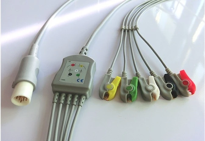 For Ge Hellige Ecg Cable Servomed 4 Generation Scp 844 851 852 Scs 804 Cardioserv Vicom Sm 10pin One Piece 5 3 Lead Ecg Cable Aliexpress