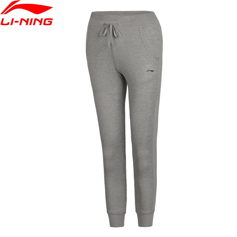 (Распродажа) Li-Ning женские брюки для бега на сухой дышащей комфортной подкладке спортивные брюки AKYM018 WKY094