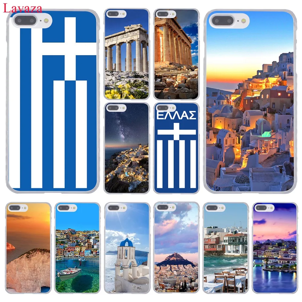 Твердый чехол для телефона Lavaza Ancient Flag of Greece Scenery iPhone XR XS X 11 Pro Max 10 7 8 6 6S 5 5S SE 4S 4|phone