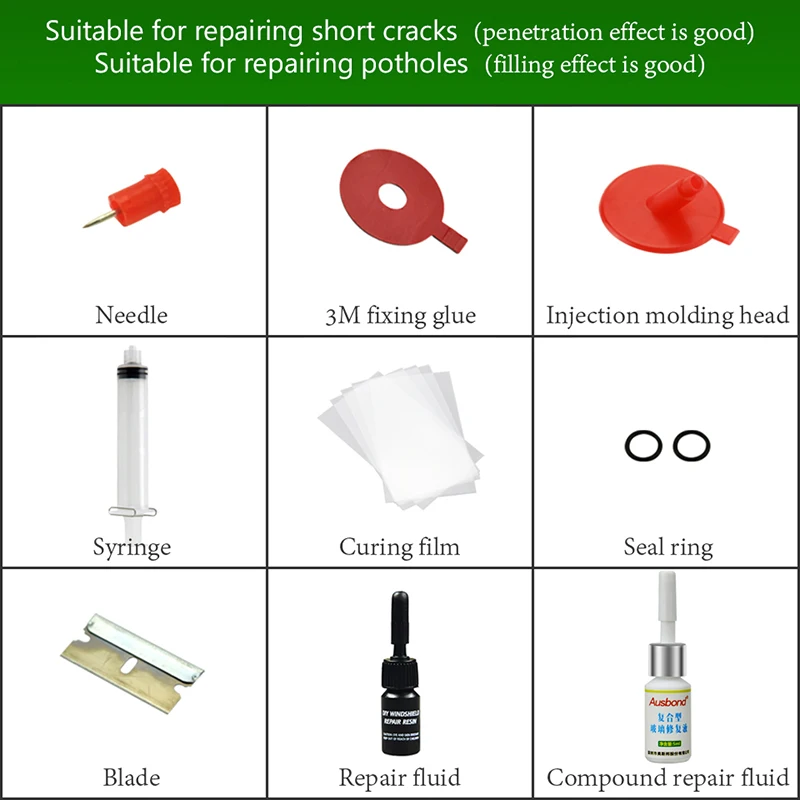 LENTAI, 1 набор, наборы для ремонта автомобильного стекла, инструмент для восстановления трещин на окно автомобиля для Fiat Punto Volkswagen VW Polo Passat B7 B8 Golf 5 6