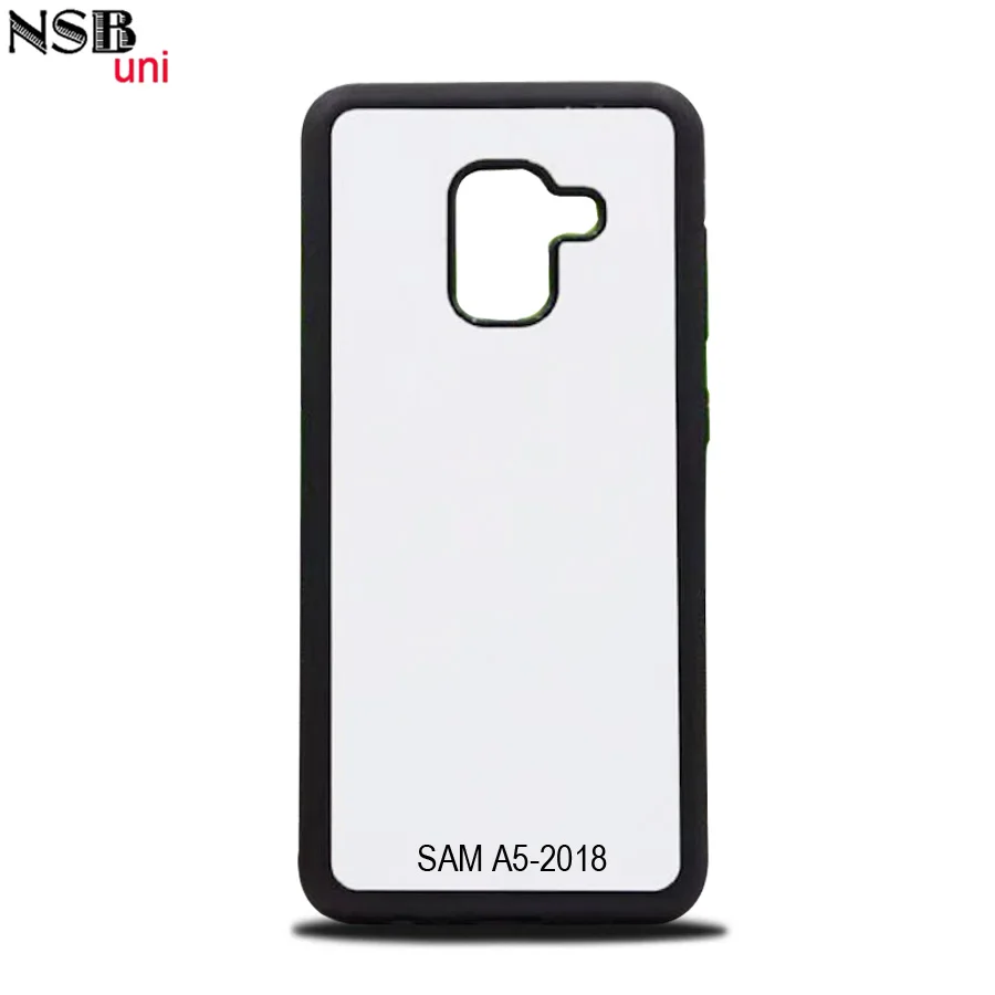 

For SAM A5-2018 Rubber TPU+PC 2D sublimation Cases DIY Heat Transfer Blank Covers Black White Clear Colours Brand NSBuni