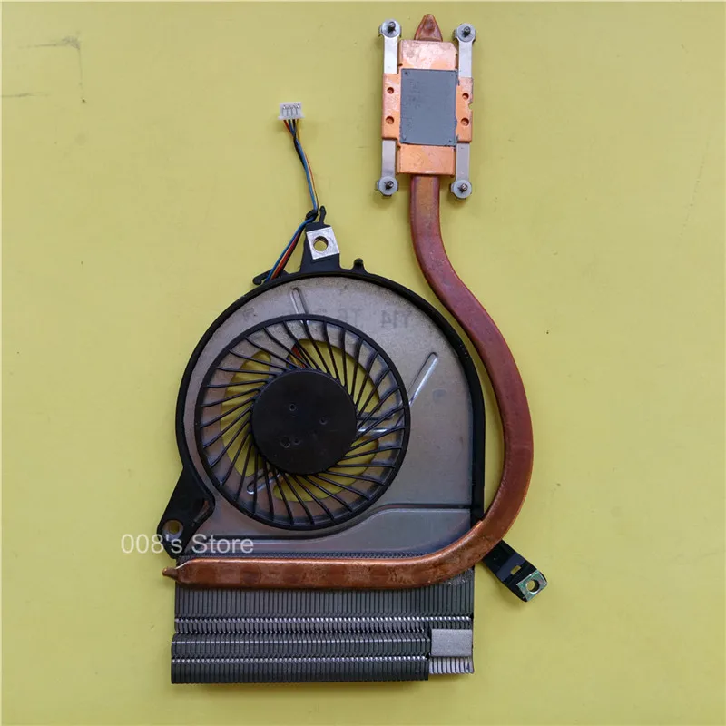 Кулер вентилятор/радиатор для hp PAVILLION 14-P 15-P 17-P 14-V 15-V 15-K 17-F 15-P091SA 15-P121WM 14-v062us для процессора AMD - Цвет лезвия: Fan and Heatsink