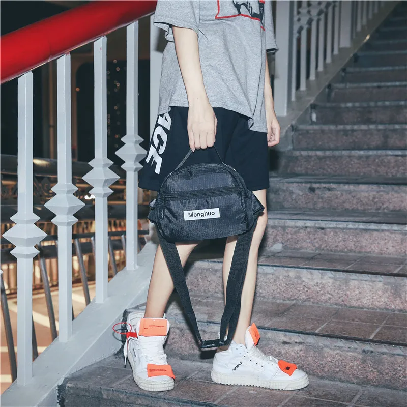 Menghuo Brand New Leisure Fanny Waist Pack Women Shoulder Belly Men Belt Handbags Female Crossbody Handbag Fanny Pack Waist bagIMG_5855