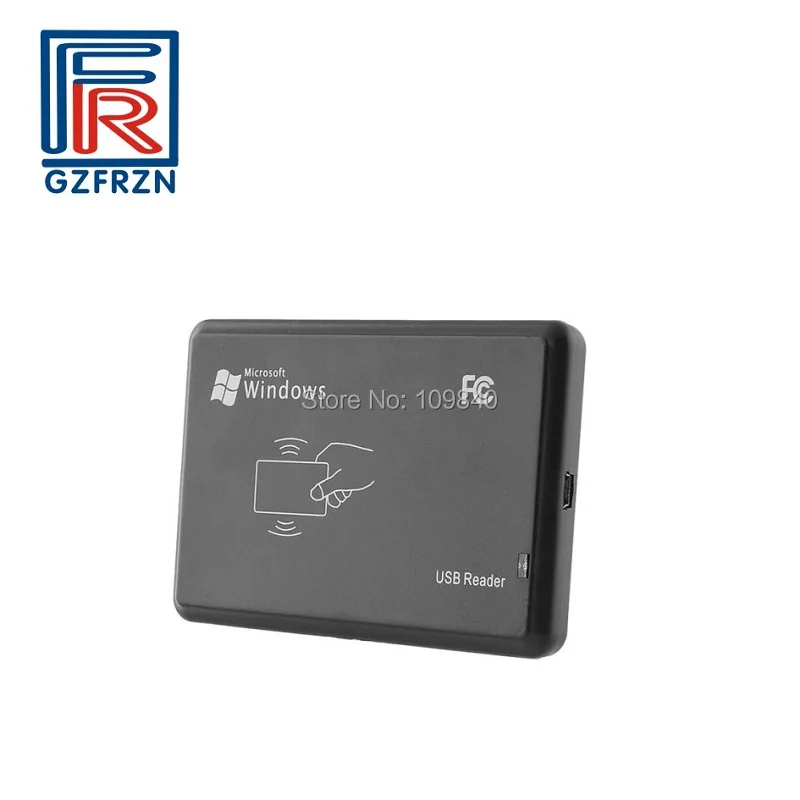 1 компл. 125 кГц Reader настройки Поддержка 8-10 Цифровая безопасность черный USB близость Сенсор смарт-карты rfid считыватель