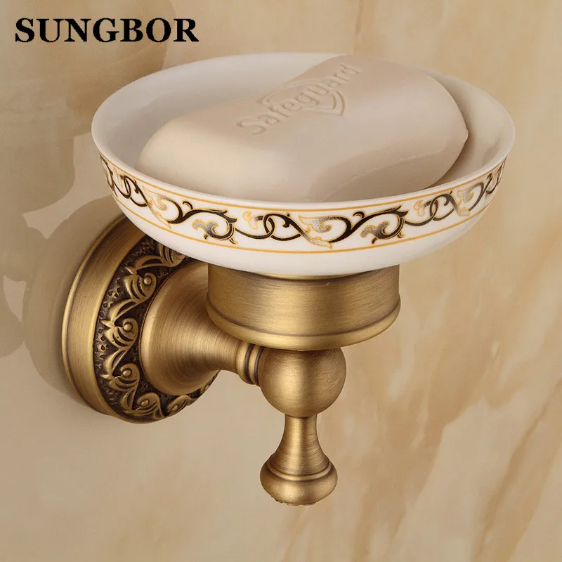 Copper hardware accessories bathroom antique pure copper soap box