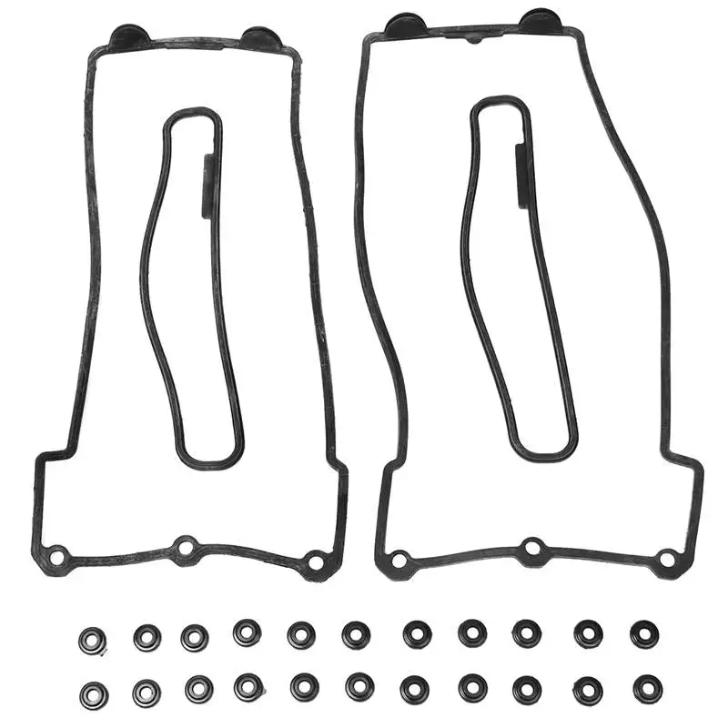 

Valve Cover Gasket Set 22 Grommets For BMW 530I 540I 740I 740IL 840CI E34 E39 E38