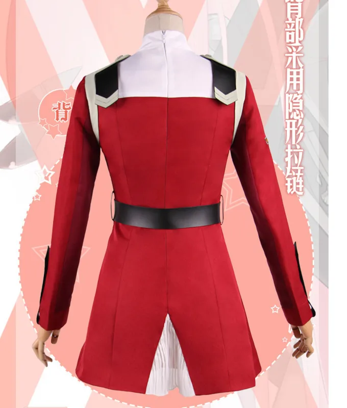 Японский аниме ichigo парик zero two hiro 002 Униформа костюм Дарлинг в франкс кокоро