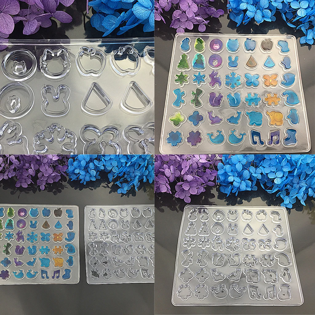 

DIY Assorted Shape Silicone Earring Mold For Epoxy Resin Jewelry Making DIY Craft Supplies