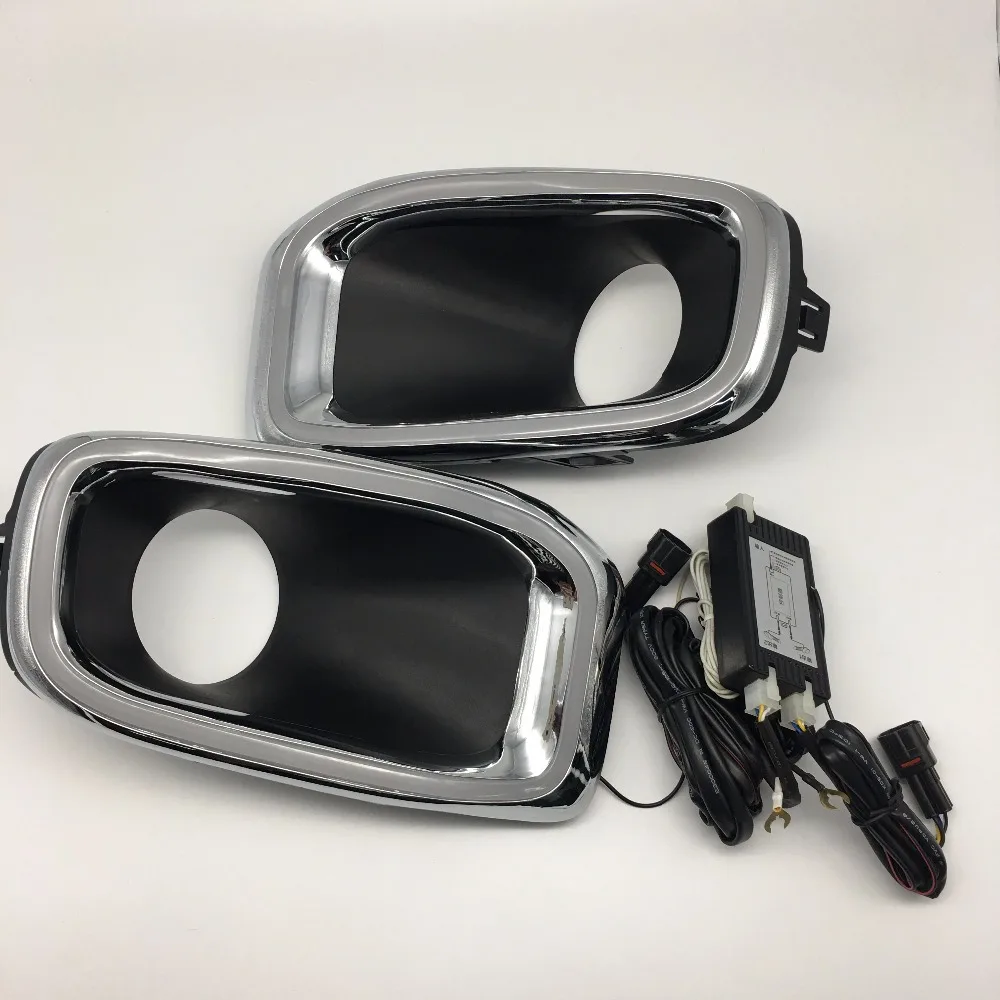 2PCS LED DRL Day Light For Jeep Renegade 2015 2016 Daytime Running