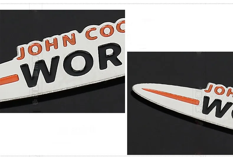 Metal Mini JCW Stickers Emblems Interior Car Stickers for Mini Cooper Countryman JCW F56 R56 Accessories Car-styling (11)