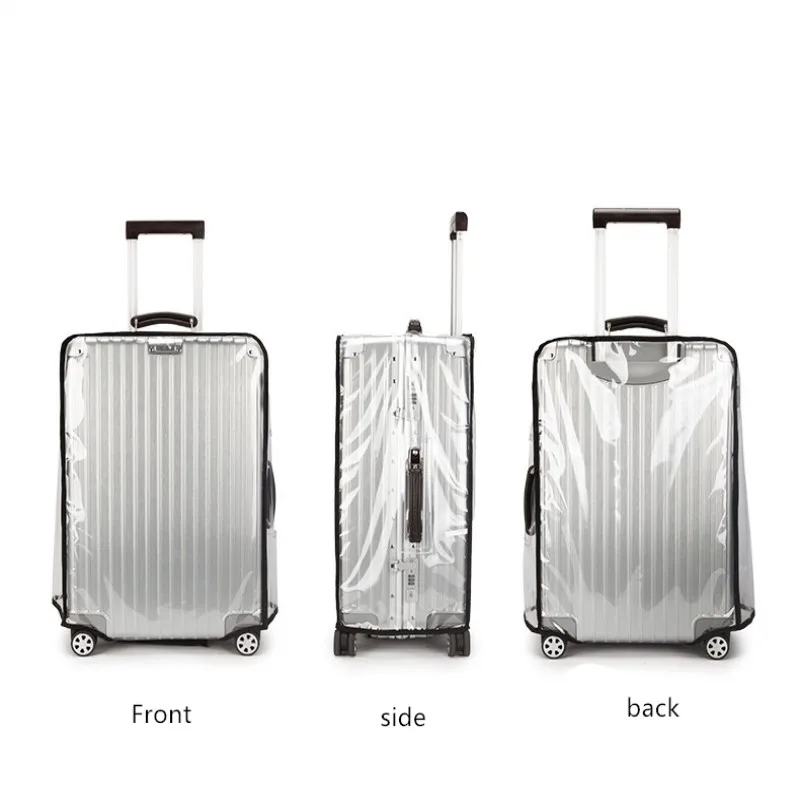 Защитный чехол на чемодан из ПВХ, аксессуары для путешествий, прозрачные водонепроницаемые чехлы для багажа, чехлы для пыли, подходят для "18-30"