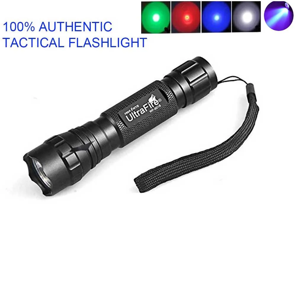 100 UltraFire Tactical Flashlight LED Laser Pointer 1 Mode 1200LM