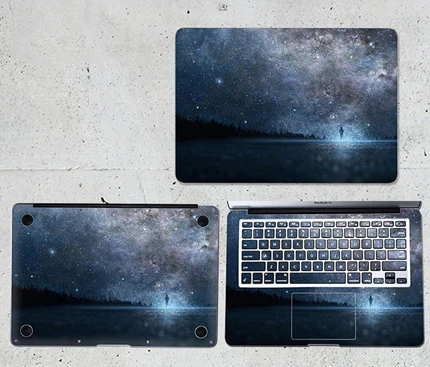 Окрашенная противопылевая наклейка для ноутбука s для Macbook air pro retina 13 15 ''синий мраморный узор Наклейка для Macbook pro 13 15 - Цвет: C8