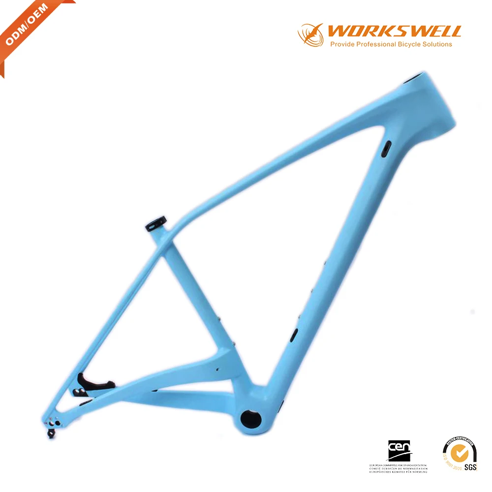 

Good quality mtb mountain bike bicycle frame 29er Blue painting color carbon mountain bicycle frame 29er plus mtb frame